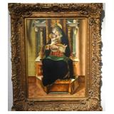 Italian Madonna & Child signed
