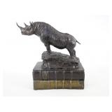 Michael Coleman Bronze Rhino Roosevelt