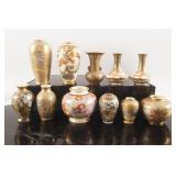 Japanese vintage Satsuma vases