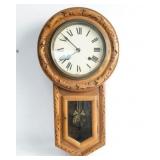 Rare Antique Regulator Wall Clock