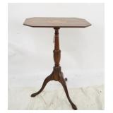 Tilt top mahogany table