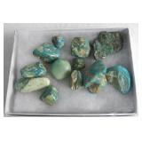 12 pieces of loose Turquoise