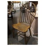 Early American Plank Chair circa 1860