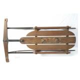 "Mickey Mouse" vintage wooden sled