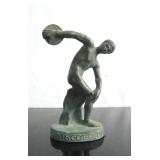 A Bronze Discus Thrower Discobolus Roman Bronze
