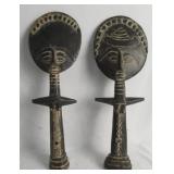 Two Ashanti Fertility Figures