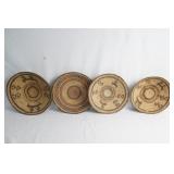 Four Contemporary Indian Style Baskets