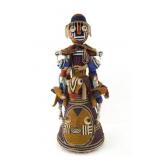 A Yoruba peoples, Nigeria Beaded Crown (Ade)