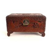 Chinese carved Good Luck  box