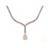 18kt White Gold & Diamond Necklace