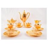 Gold over Porcelain Limoges tea set