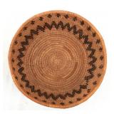 Maidu Woven Basket with banded zig zags