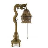 An Antique brass Chinese Lamp