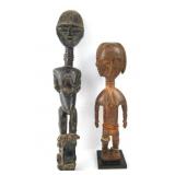 2 West Africa standing female figures