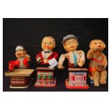 Antique toys - Bartenders and Bubble monkey
