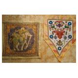 2 Beaded Thailand textiles