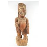 Aged Yoruba Veranda Post Male Sculpture NO RESERVE