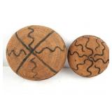 Two Matching Yanomami Brazilian Baskets