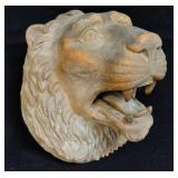 Antique Continental Terra Cota Lion