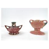 Roseville "Ferella" vase and Tuscany Jeanny vase