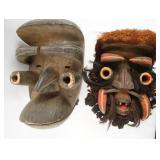 2 African masks