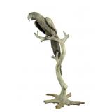 After Jules Moigniez Monumental Bronze parrot