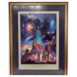 Cao Yong Signed lithograph " Freedom"