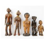 2 Fanti women & 3 figures - 5 pcs