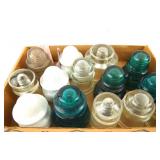 Collection of Antique Glass insulators