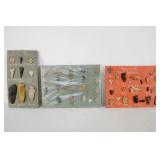 Three Ancient  Arrow Head Presentations