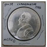 Mexico 1946 Silver Miners 400th aniv. Coin