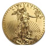 2015 BU $10 1/4 Oz  American Eagle Gold Coin