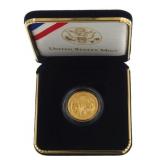 Jamestown 400th Ann. Commemorative $5 Gold Coin