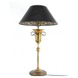 Vintage Chapman brass urn table lamp
