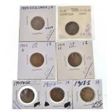 Collection of Rare Lincoln Cents 1909VDB, 1915-S