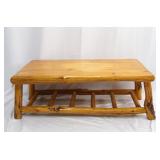 Rustic Log Coffee Table