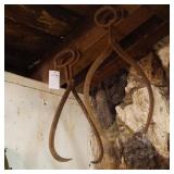 2  - Antique ice tongs