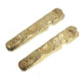 Gold/Silver Museum grade Spanish Treasure Bars