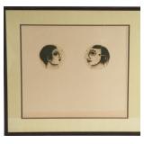 Carol Jablousky  Etching Embossed paper