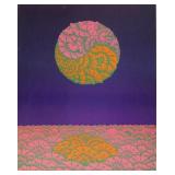 Vintage Victor Moscoso Black light Poster