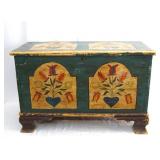 Antique Pennsylvania Dutch Wedding Chest