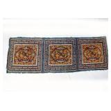 Antique Tibetan Three Section Rug