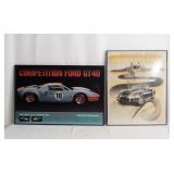 1968 Ford GT40 Shelby and Shelby Cobra posters