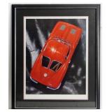 1963 Corvette Lithograph signed by Scott Jacobs