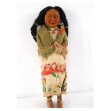 Vintage Skookum doll  14"