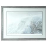 Robert Bateman "Artic winter -white wolf" 1991