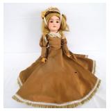 Antique German Porcelain 22" Doll