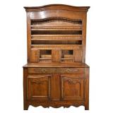 19th c. French Inlaid Plate Cupboard (Vassilier)