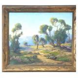 Joseph Frey oil on canvas San Gabriel Mountains