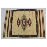 Antique Mexican Saltillo Wool Serape Weaving